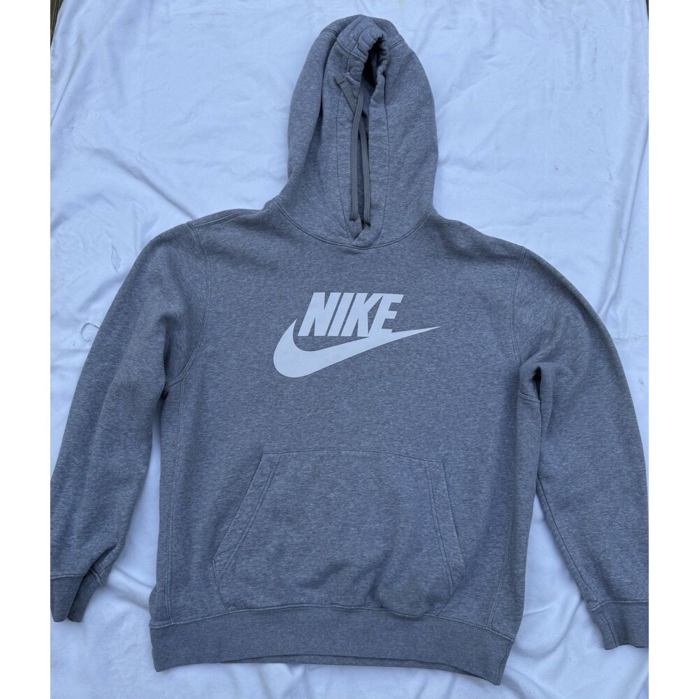 Nike Gray Hoodie Size Large Pullover